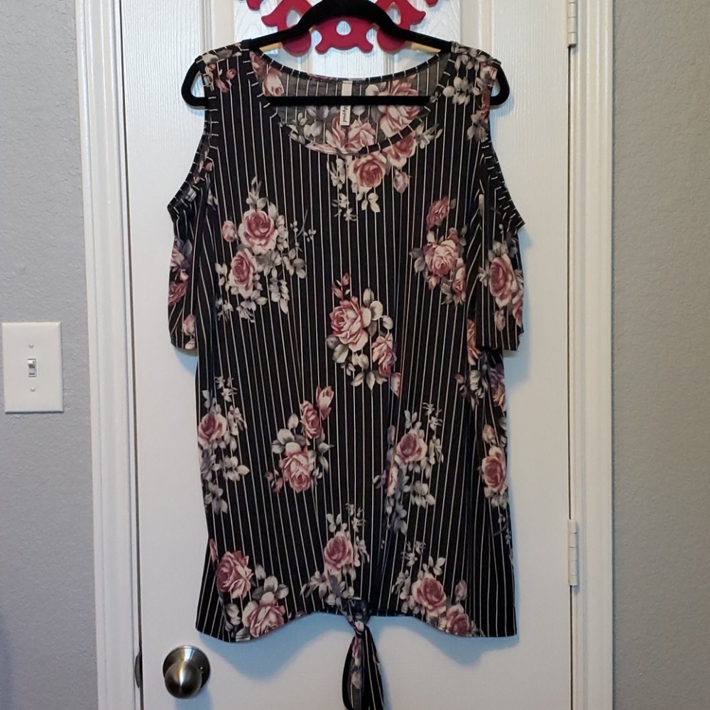 New off shoulder tunic blouse